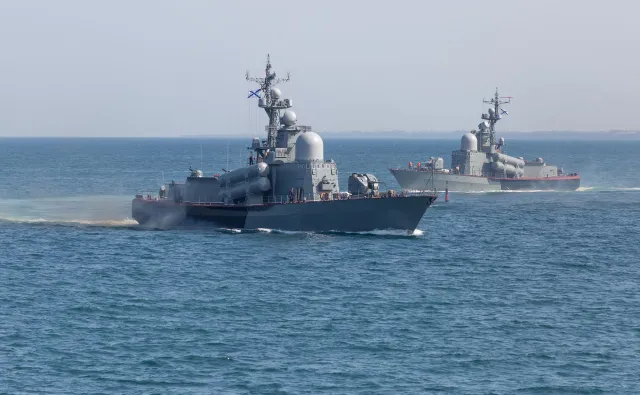 Kolejny incydent na Morzu Czarnym. Rosyjskie okręty kontra turecki statek handlowy