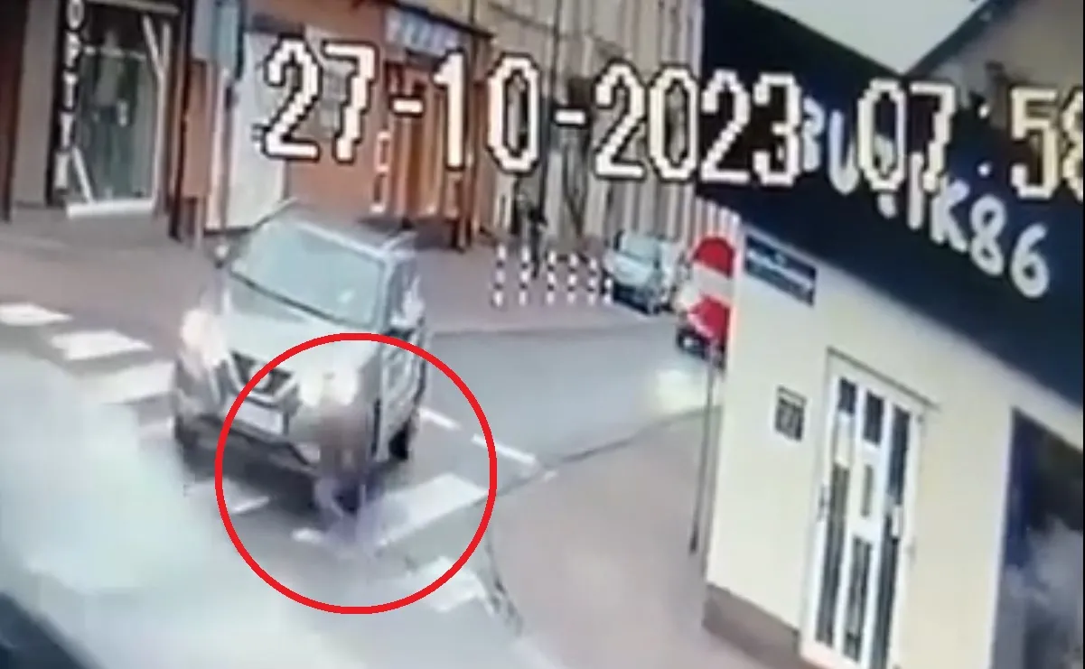 Potrącił 2-letnie dziecko i odjechał. Drastyczne nagranie dowodem