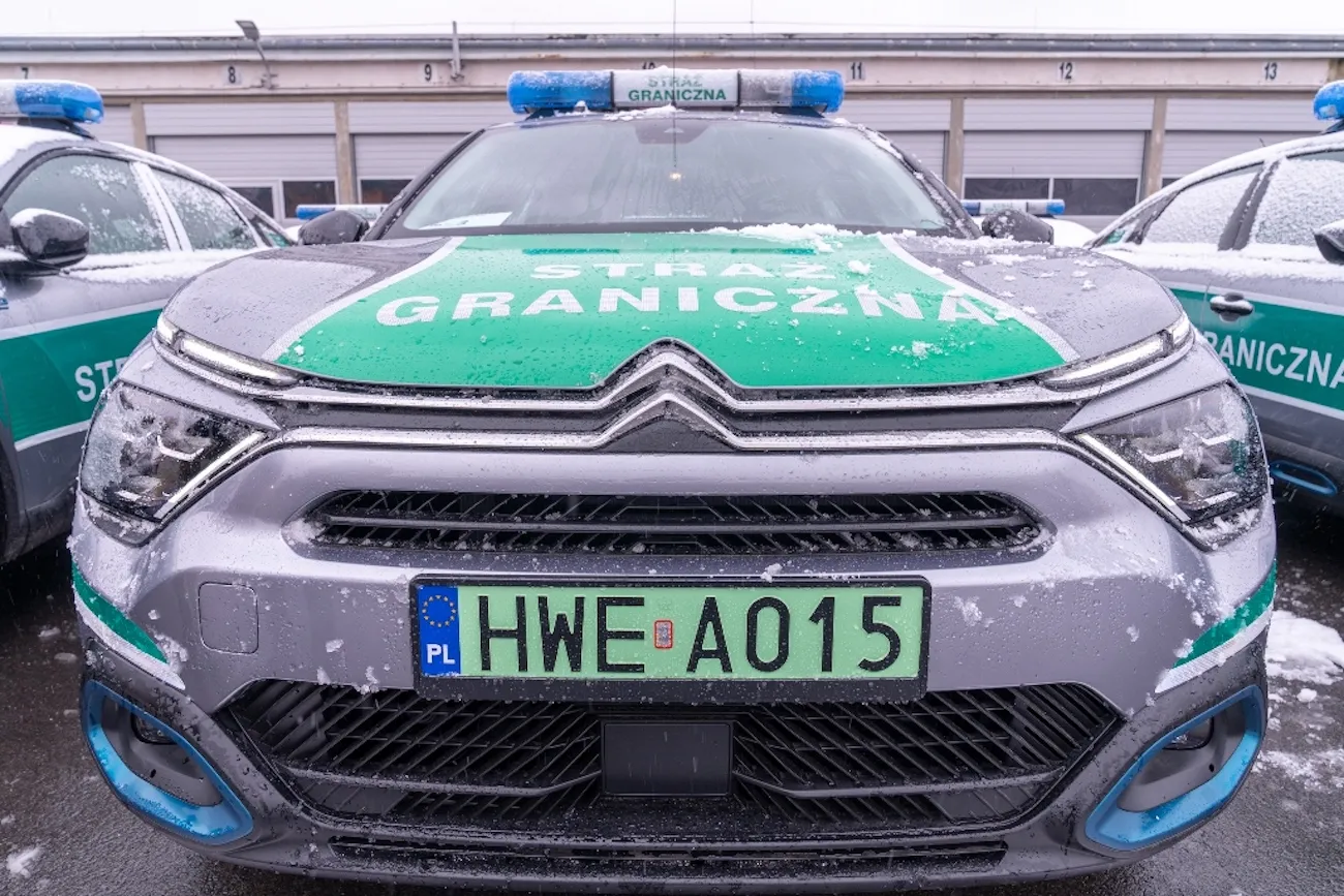 Straż Graniczna kupiła elektryczne Citroeny e-C4