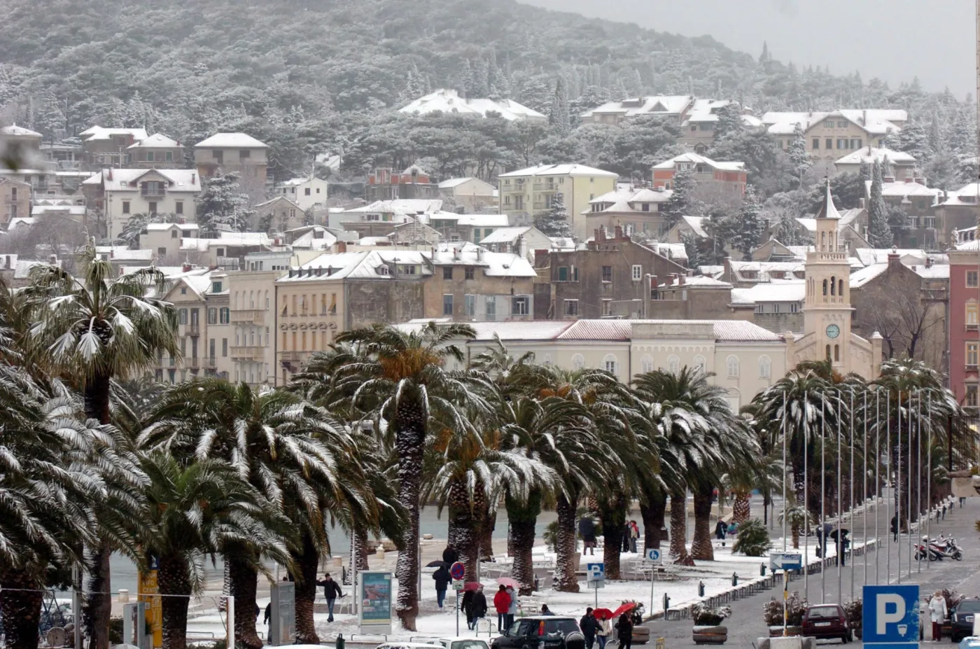 Drastyczny spadek temperatury w Serbii. W Chorwacji czerwony alert z powodu śnieżyc i wiatru