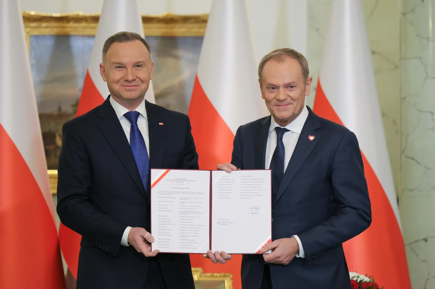 Donald Tusk, Andrzej Duda