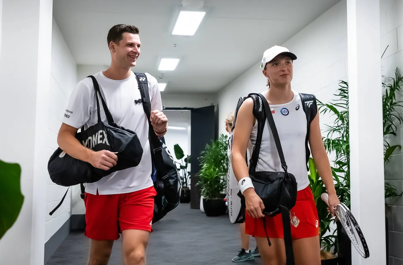 Iga Świątek i Hubert Hurkacz surfowali w Perth. Myśleli, że to nie jest takie trudne