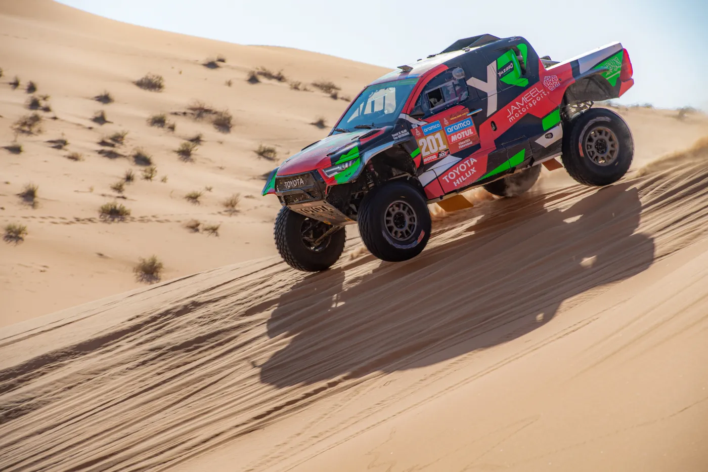 Lider Rajdu Dakar wycofał się z rywalizacji. Yazeed Al Rajhi miał wypadek na trasie 6. etapu