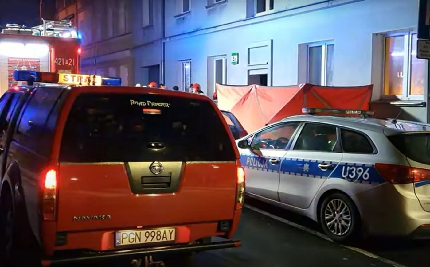 Gniezno. W tragicznym pożarze zginęły dwie osoby