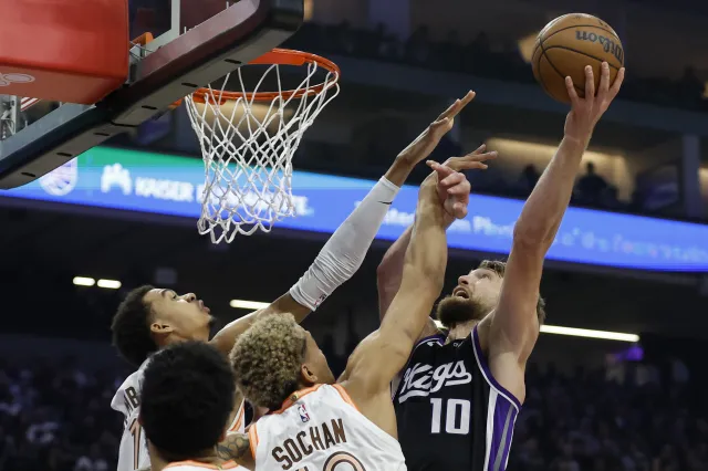 Liga NBA. Skuteczny Sochan, Spurs nie dali rady Kings [WIDEO]