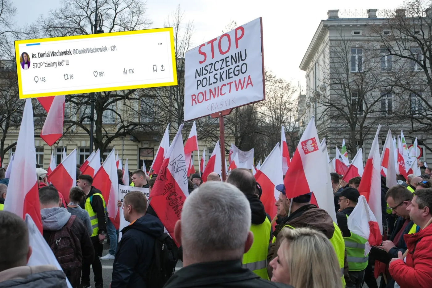 Najpierw CPK, teraz Zielony Ład. Ks. Wachowiak znów komentuje