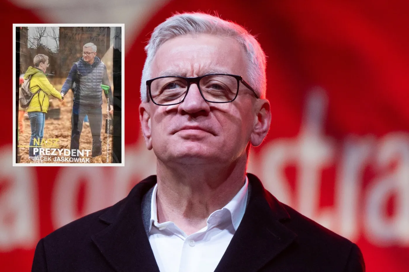 Prezydent Poznania pozuje z rywalką. "Zostało to wykorzystane"