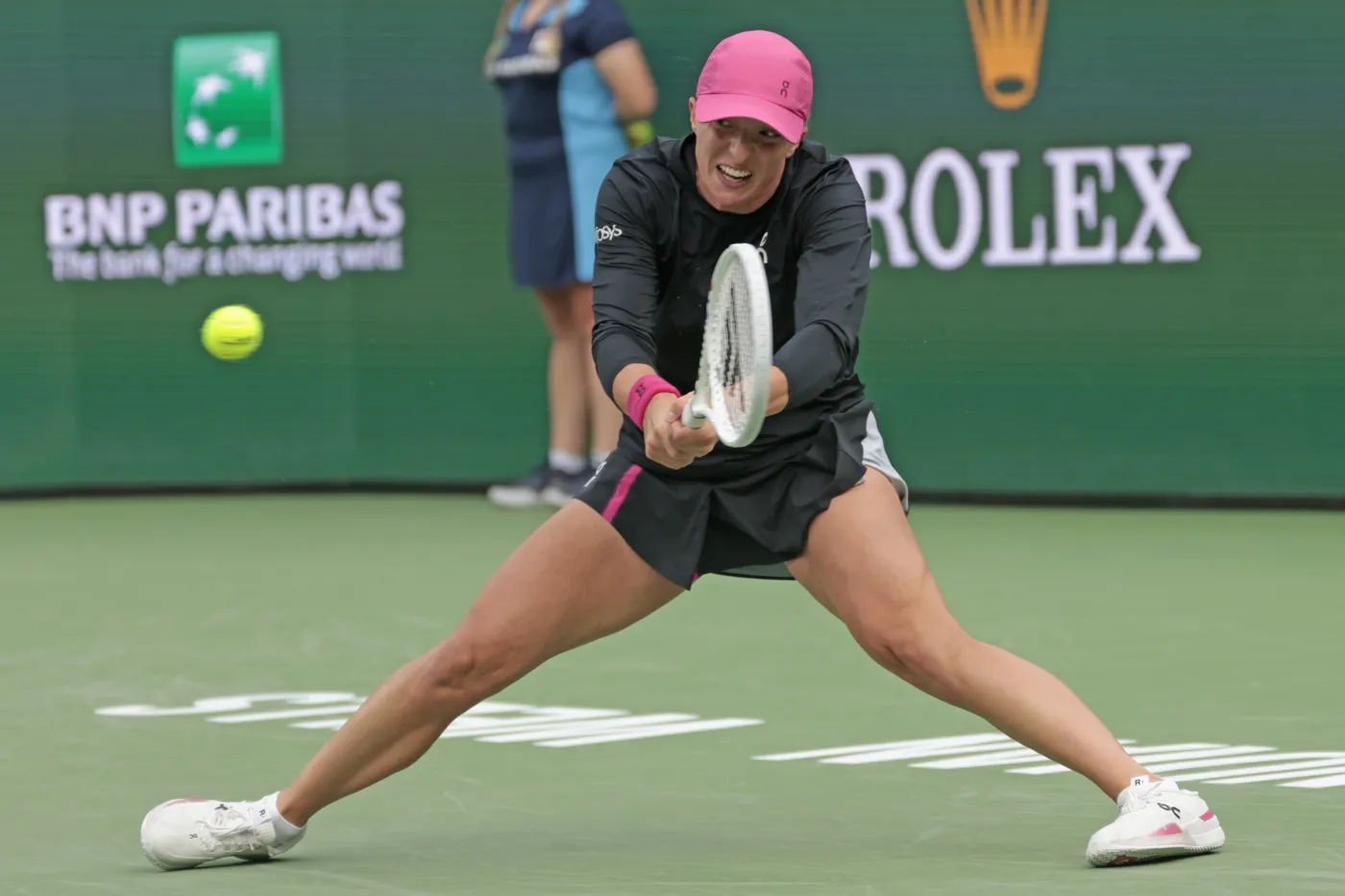Iga Świątek w finale turnieju w Indian Wells. Marta Kostiuk zmieciona z kortu [WIDEO]