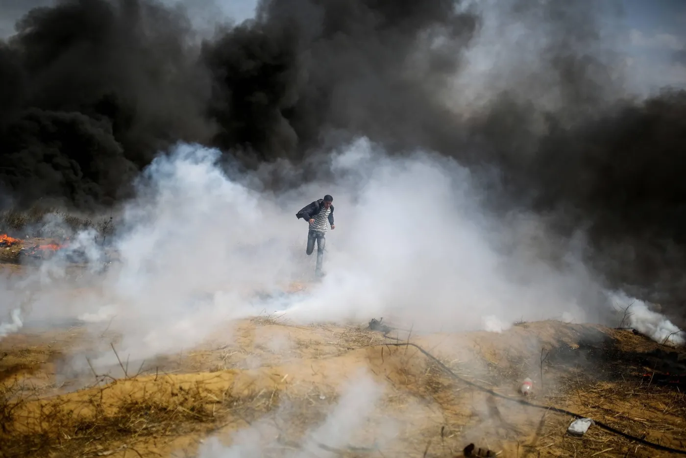 Protest at Gaza-Israel border