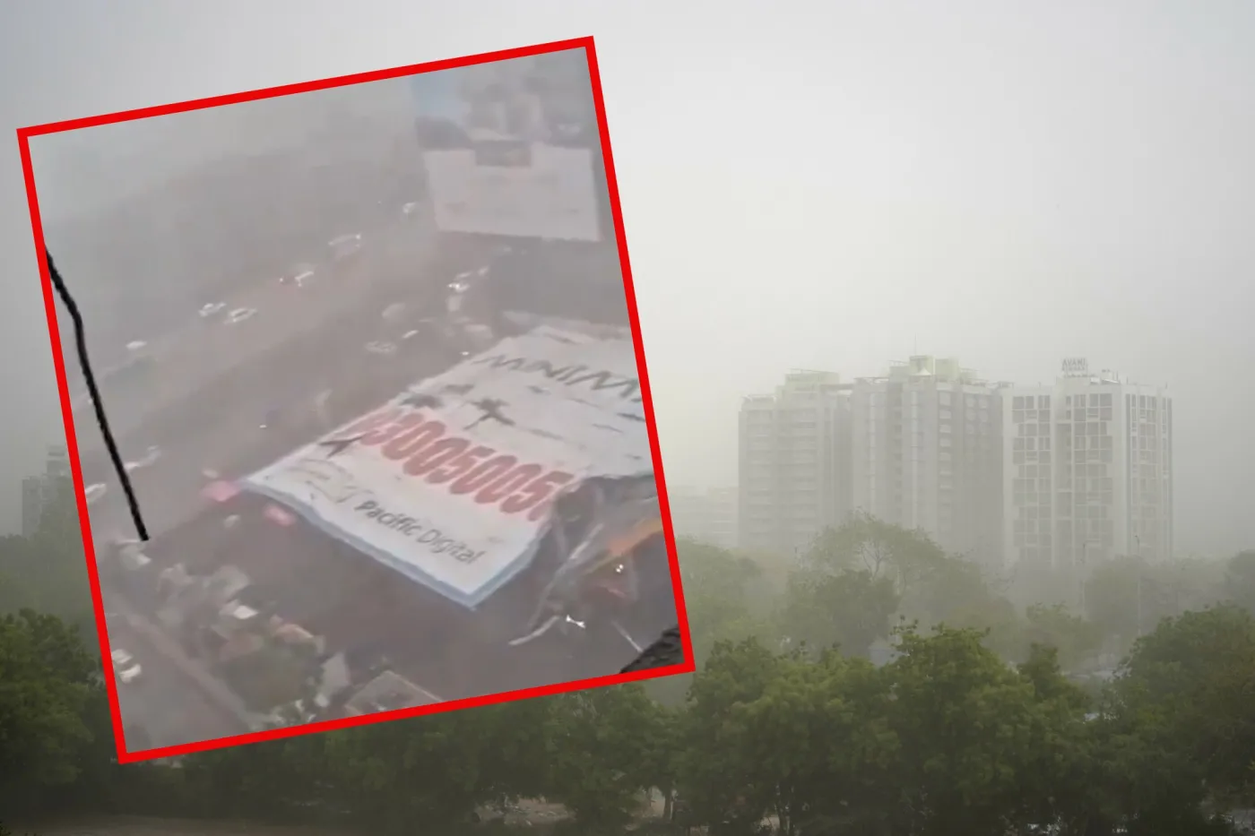 Tragedia w Indiach. Zginęli przygnieceni gigantycznym billboardem