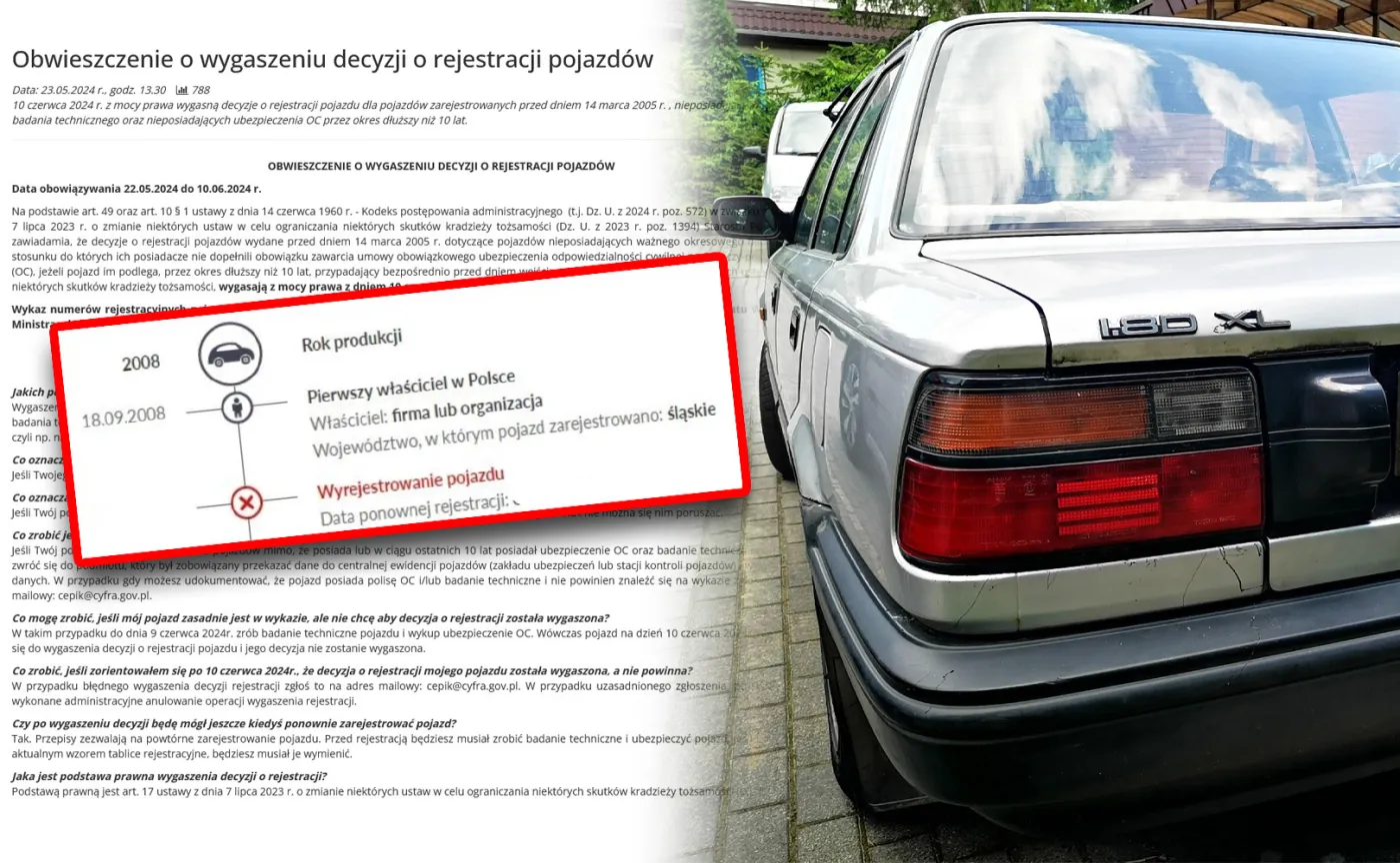 10 czerwca z bazy CEPiK zniknie 7 mln samochodów