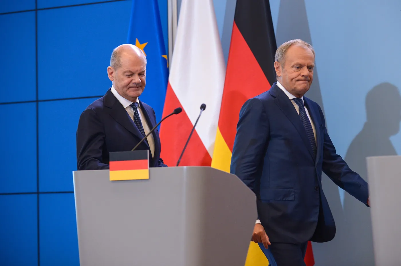 Donad Tusk, Olaf Scholz