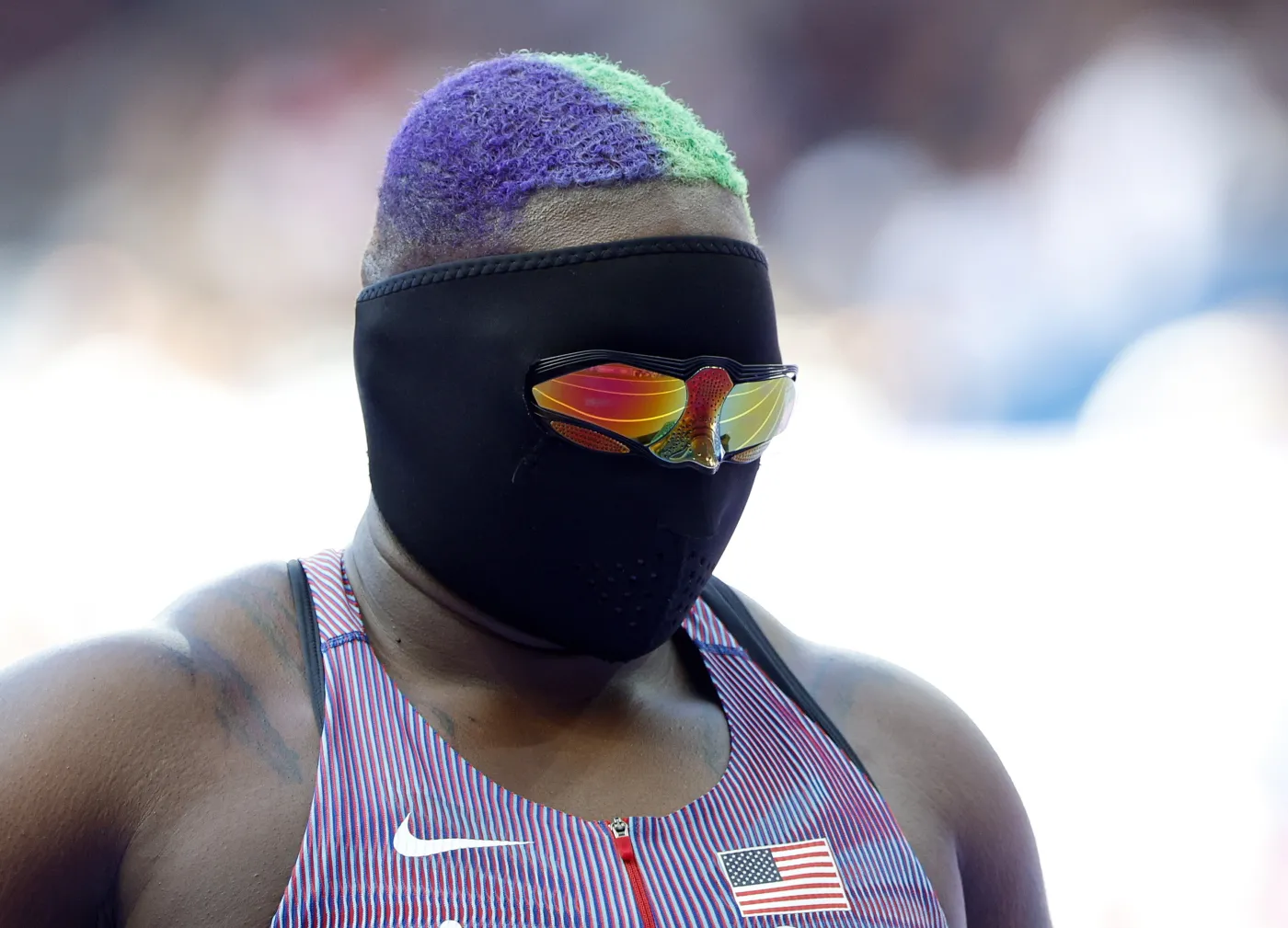 Paryż 2024. Amerykańska kulomiotka startuje na igrzyskach w nietypowym stroju