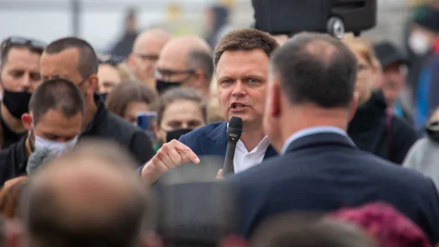 Hołownia: Obawiam się, że zwycięstwo "kandydata Tuska" oznacza wygraną PiS w wyborach w 2027 r.