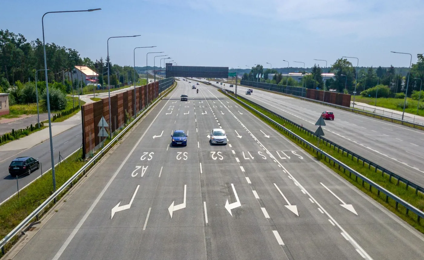 Węzeł Lubelska w ciągu drogi ekspresowej S2 i S17