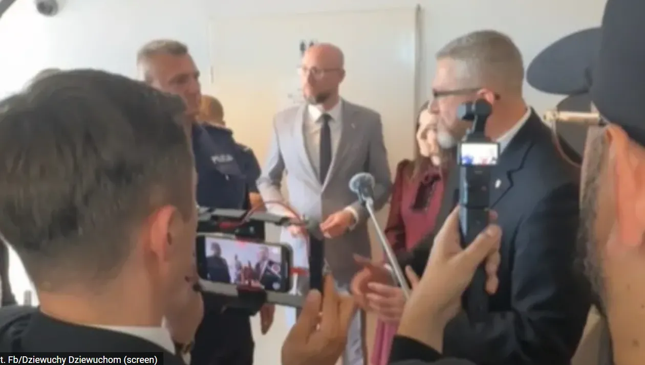 Grzegorz Braun wdarł się do szpitala.  Chciał dokonać "zatrzymania obywatelskiego" lekarki