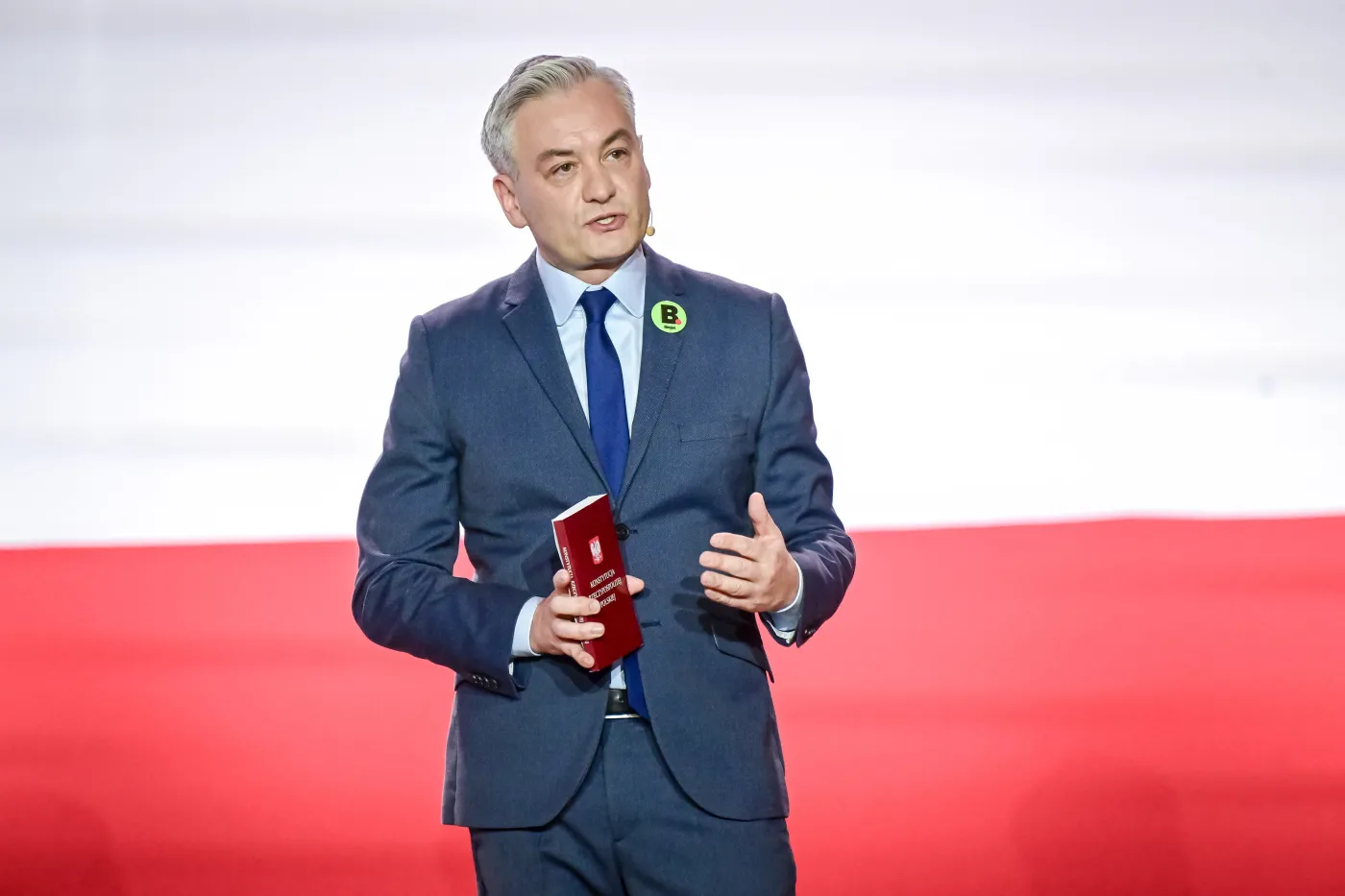 Biedroń ostrzega: Nawrocki to koń trojański