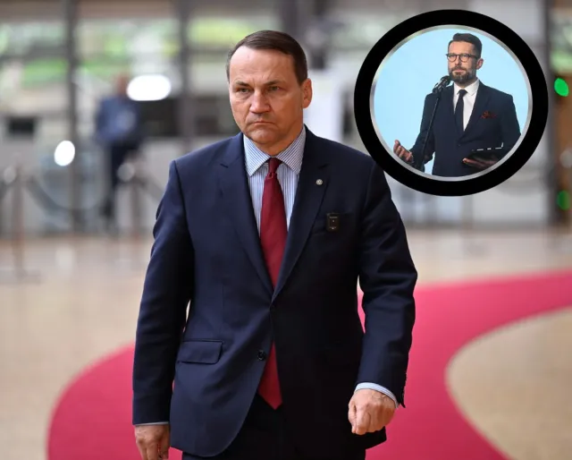 "Nasz prezydent, wasz tłumacz". PiS bagatelizuje angielski. Sikorski: Dukający prezydent nie jest godny