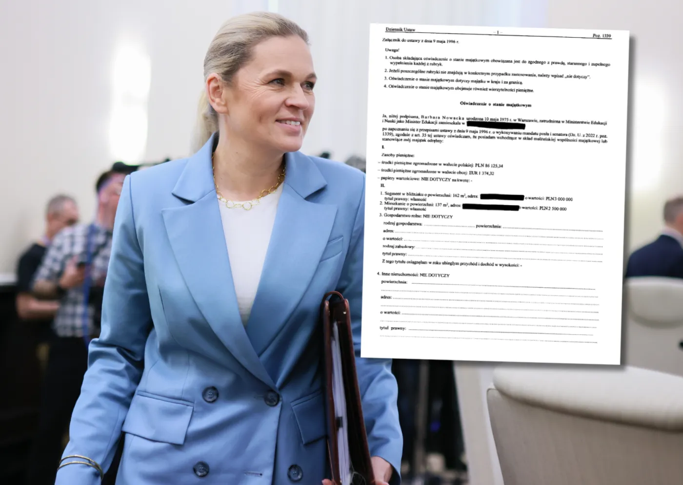 Nieruchomości warte miliony i sowita pensja z MEN. Oto majątek Barbary Nowackiej