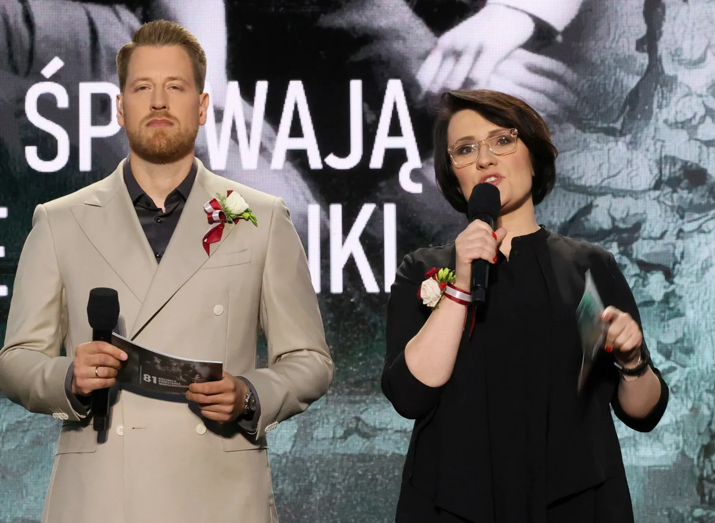 Ciąg dalszy afery wokół powstańczego koncertu. Prowadząca uderza w Tomasza Wolnego