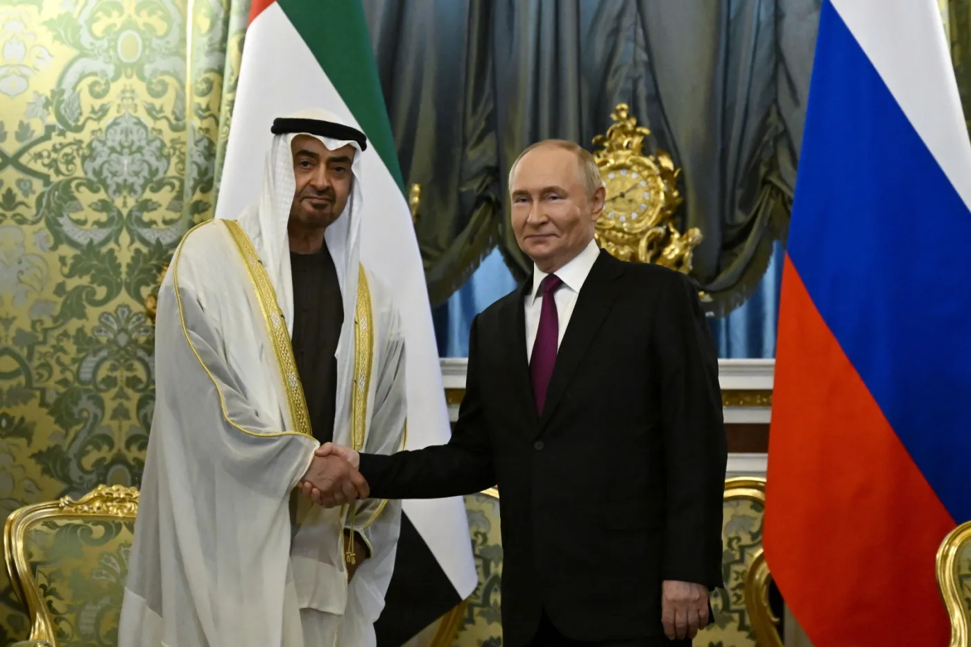 UAE President Mohammed bin Zayed Al Nahyan visits Russia