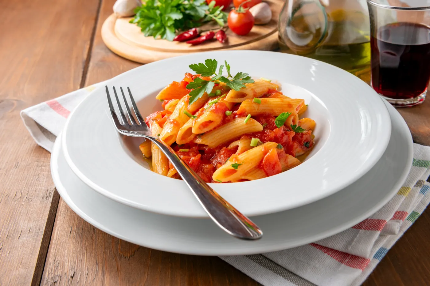  Penne all arrabbiata to danie szybkie i przepyszne 