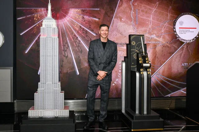 Robert Lewandowski zapisał się w historii Polski. Z okazji Święta Niepodległości rozświetlił Empire State Building