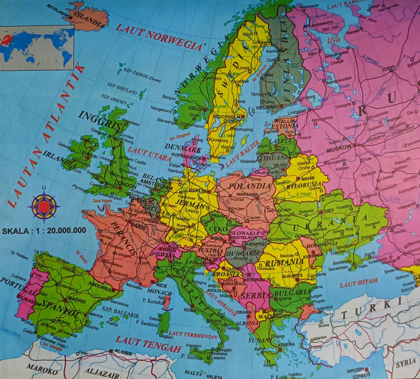 90 proc. oblewa ten test z geografii Europy. Sprawdź, czy pamiętasz coś podstawówki