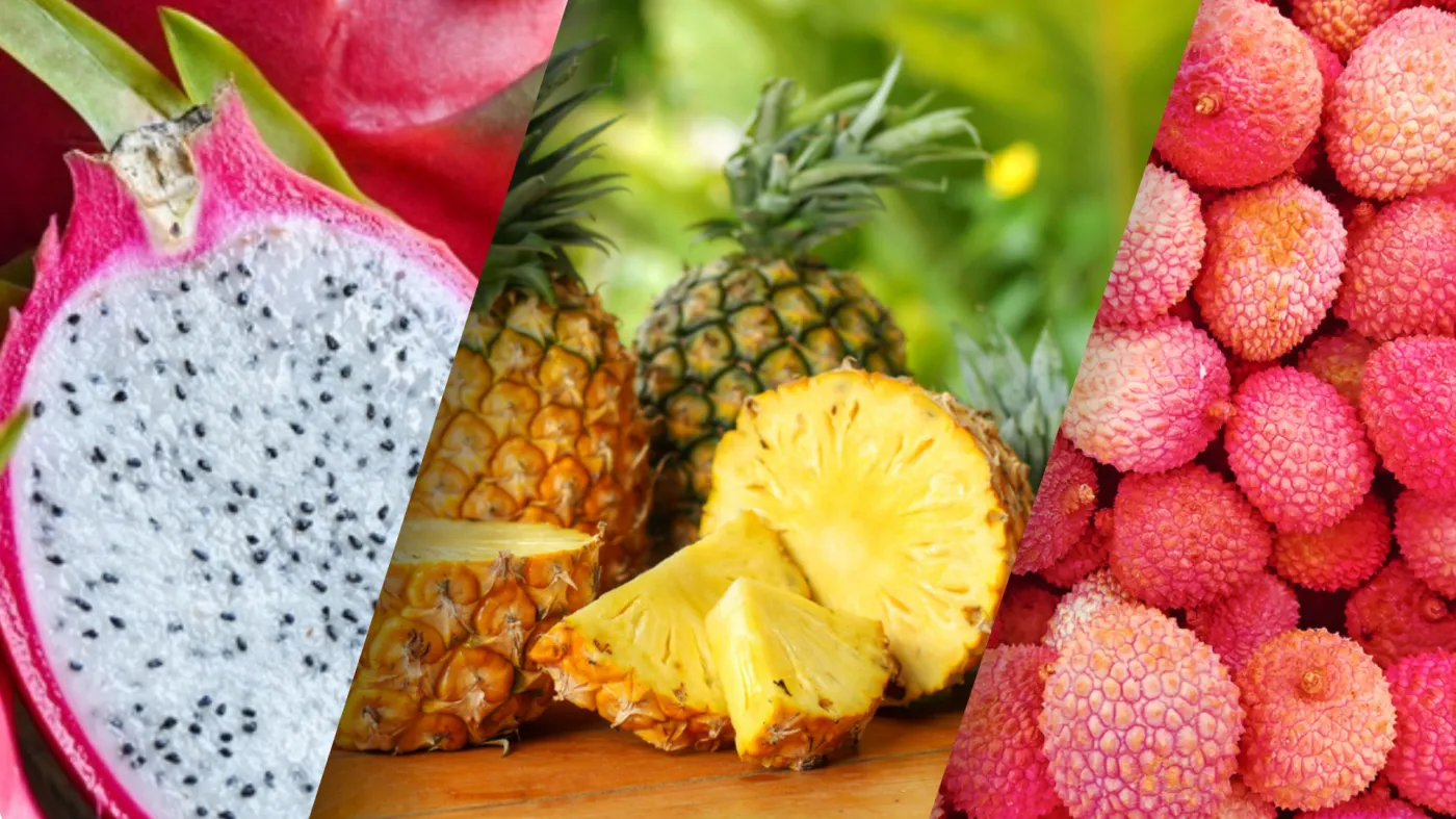 Obrazkowy QUIZ. Egzotyczne owoce. Dopasuj nazwę do zdjęcia. Zdobędziesz 15/15?