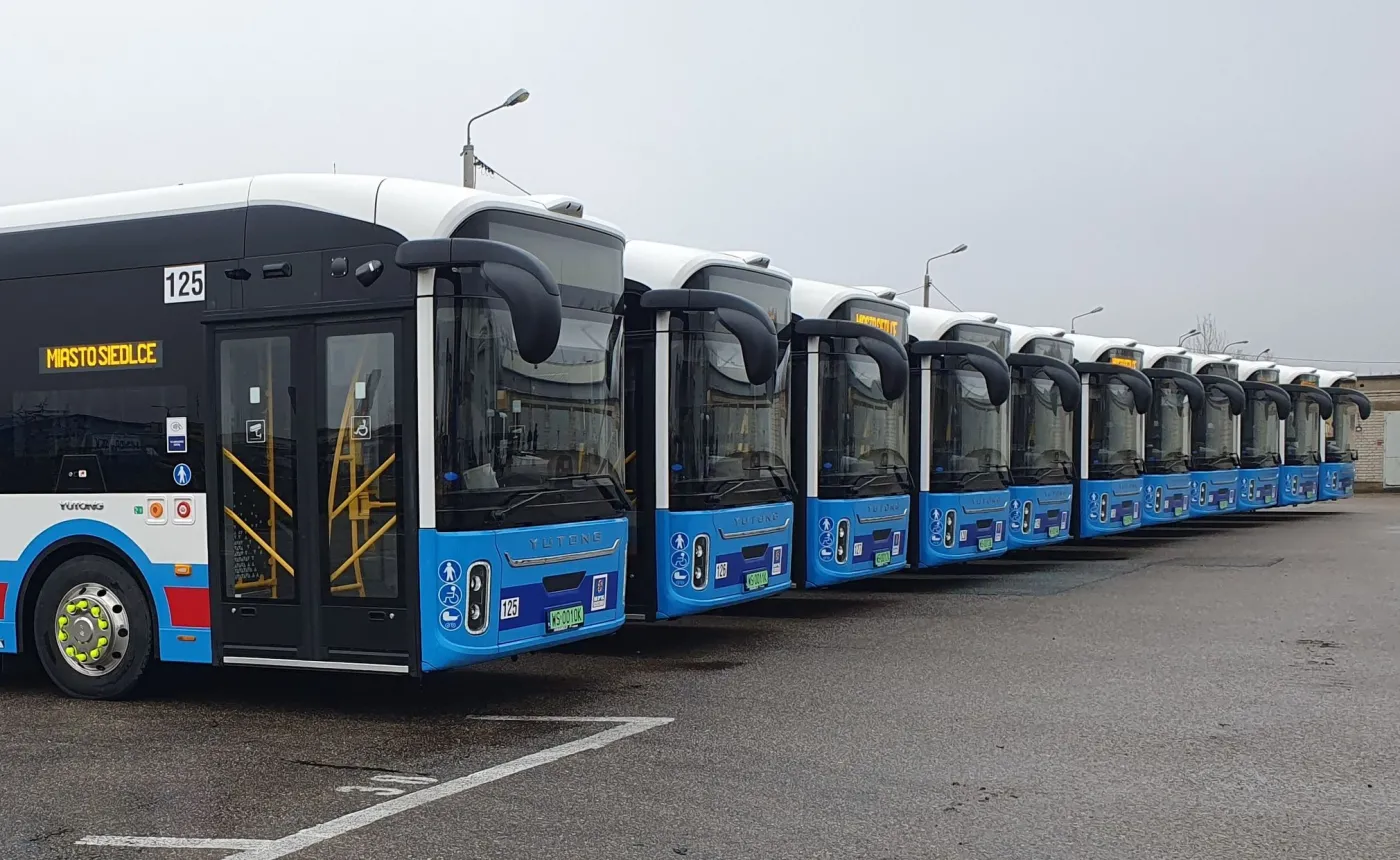Autobusy elektryczne Yutong U12 trafią do Siedlec
