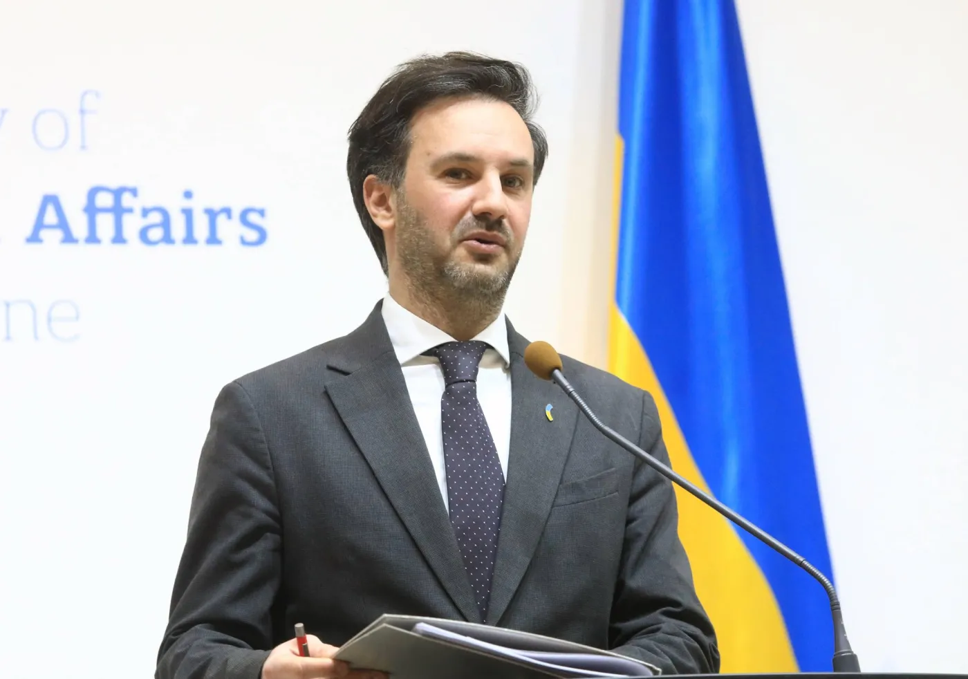Briefing of Ukrainian Foreign Ministry spokesperson Heorhii Tykhyi in Kyiv