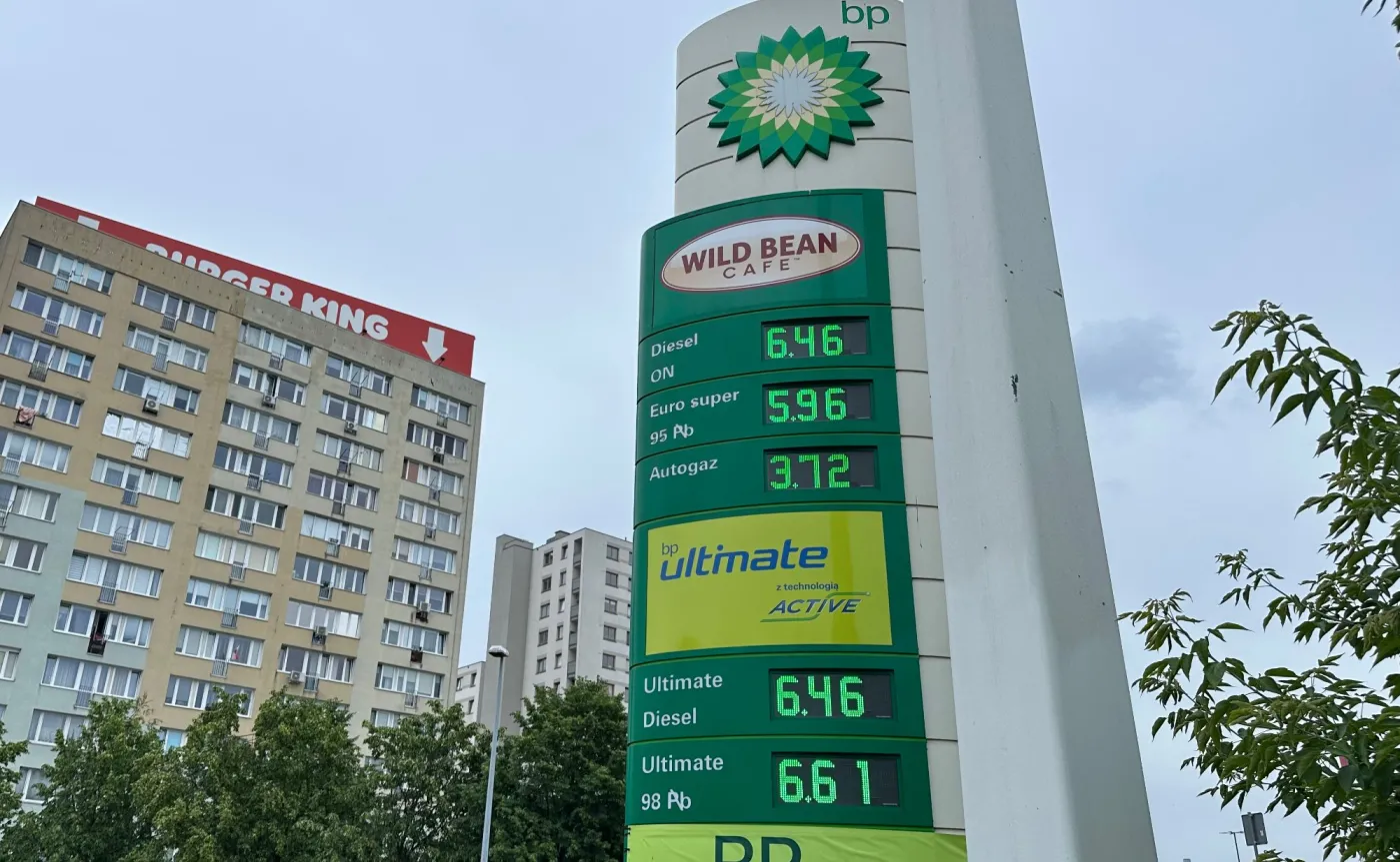 Stacja paliw BP