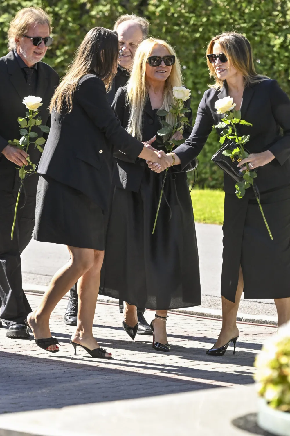 Monika Olejnik na pogrzebie Andrzeja Morozowskiego