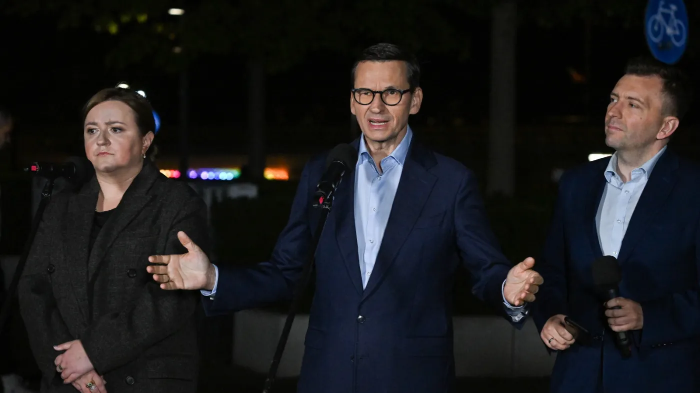 Mateusz Morawiecki, Olga Semeniuk, Łukasz Schreiber