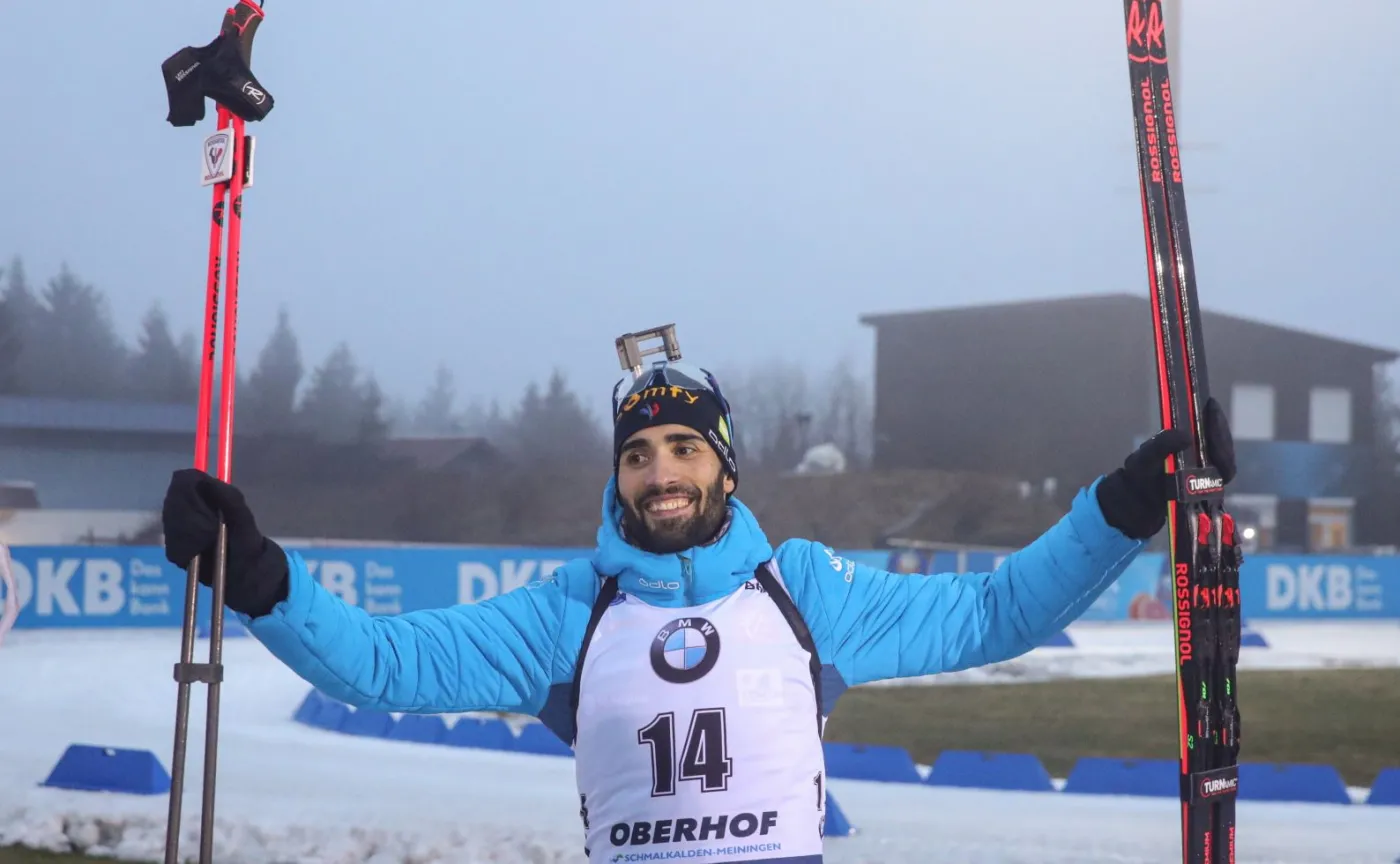 PŚ w biathlonie: Fourcade bez pudła na strzelnicy. Zwyciężył w Oberhofie