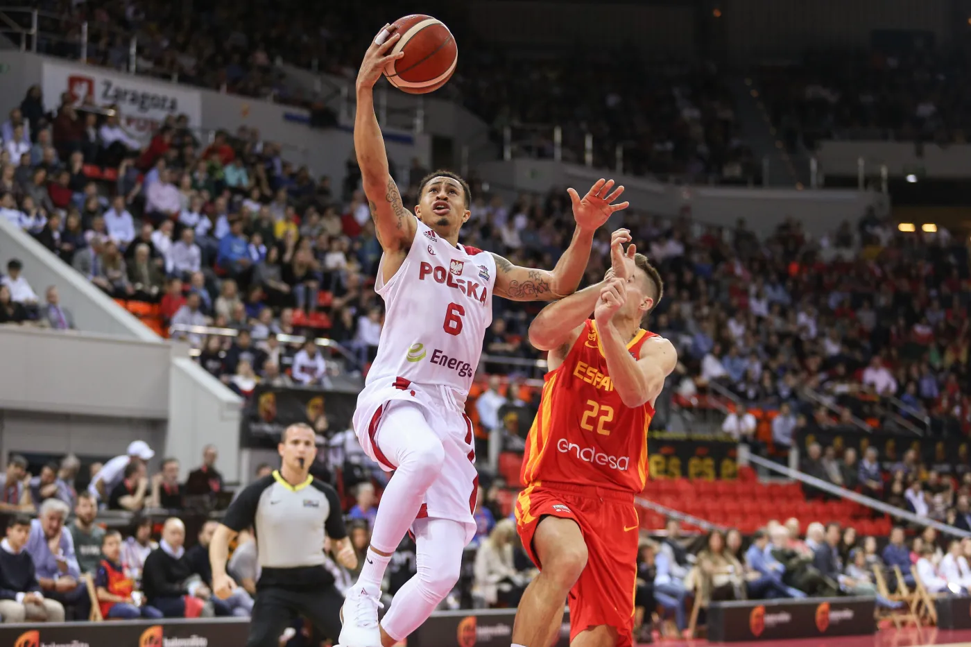 Koszykowka. Eliminacje ME 2021. Hiszpania - Polska. 23.02.2020