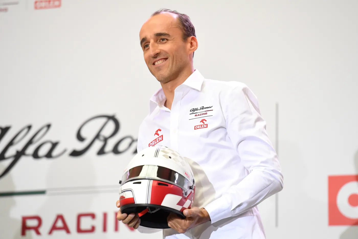 Kierowca zespołu Alfa Romeo Racing Orlen Robert Kubica