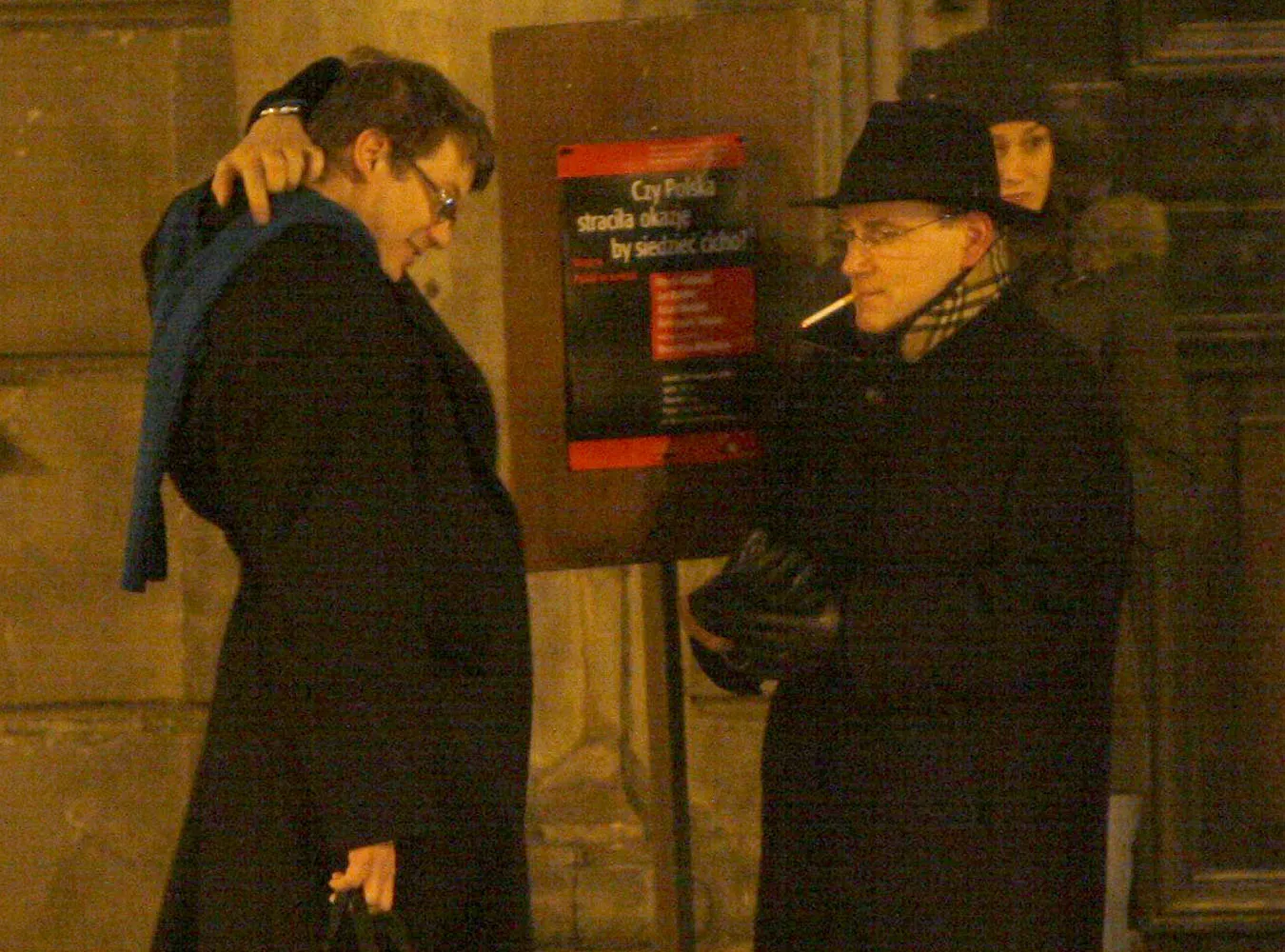 Jan Rokita wzial udzial w debacie na Krakowskim Przedmiesciu 32 20-11-2007 Warszawa