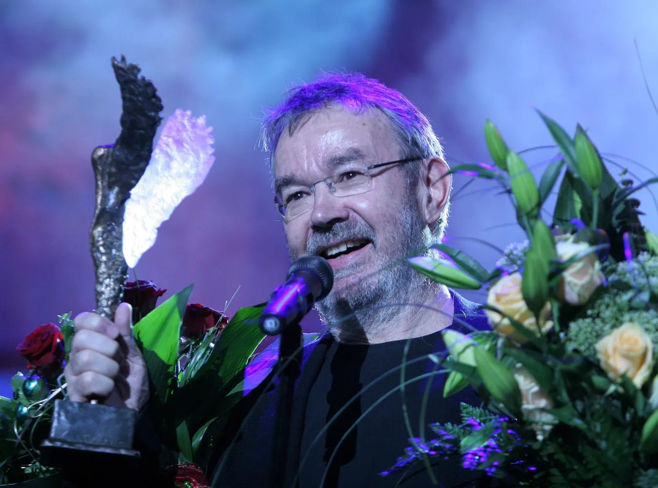 01.12.2007 Wroclaw Teatr Capitol Gala wrecznie literackiej nagrody Angelus nz laureat pisarz Martin Pollack
fot. Bartlomiej Sowa