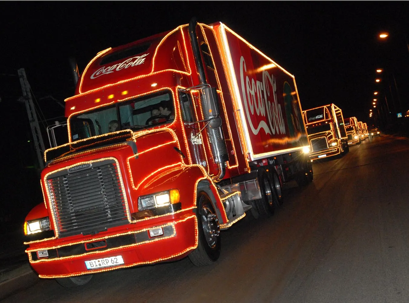 Świąteczny konwój na trasie