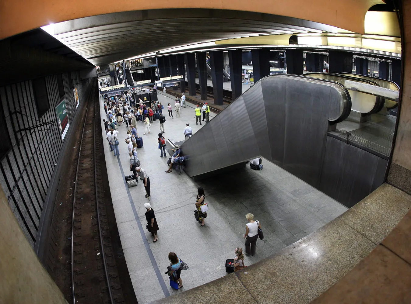 Na Dworcu Centralnym spłonął człowiek