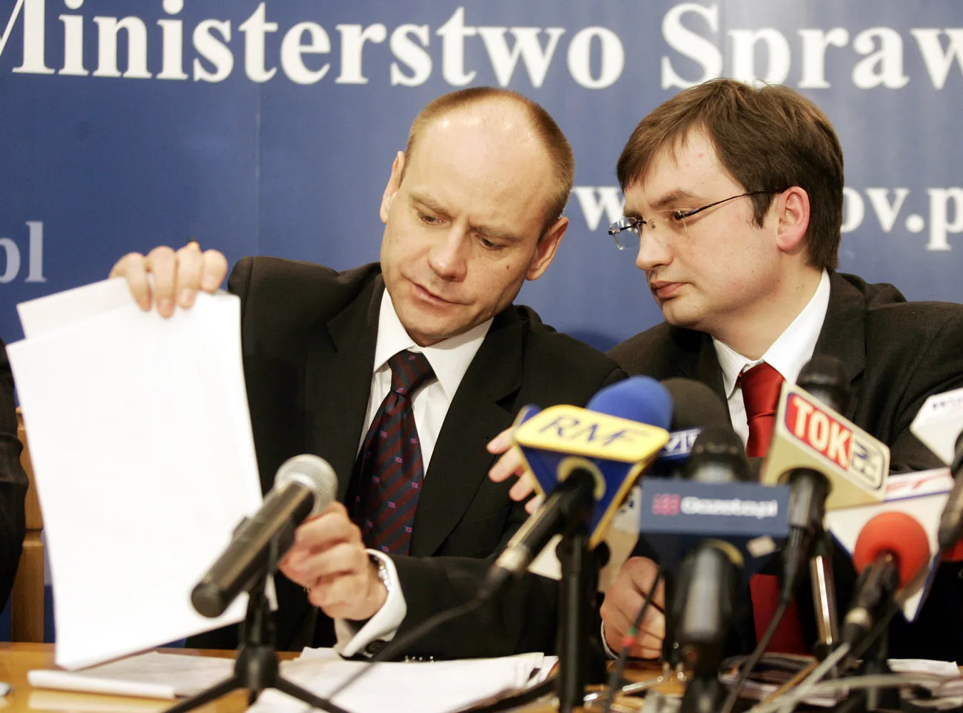 Ziobrze i Engelkingowi jednocześnie zepsuły się laptopy