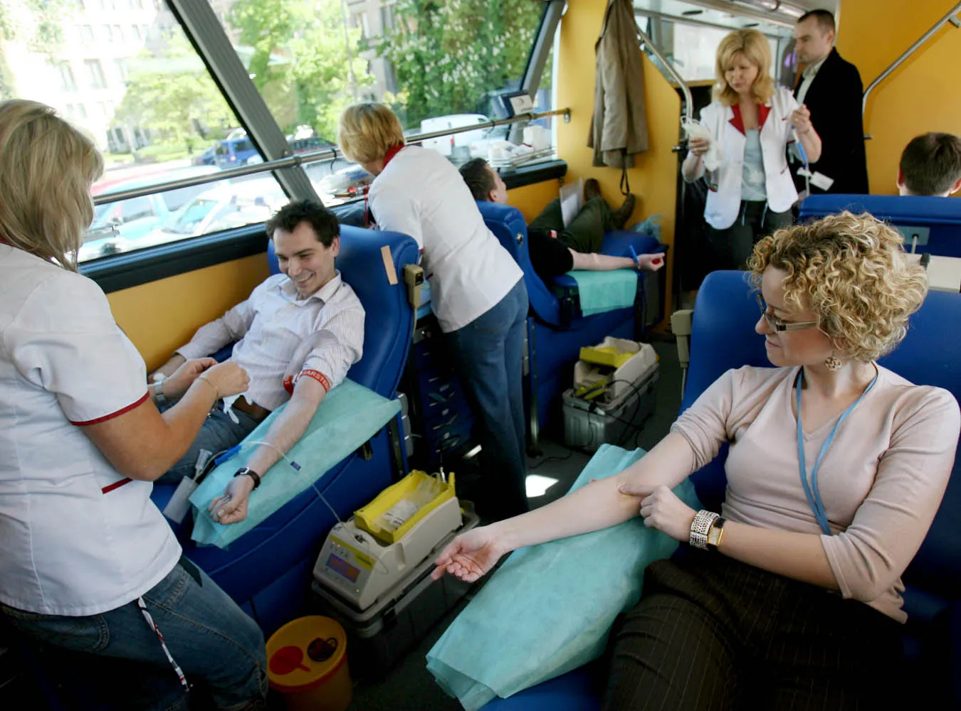 Niewidomy nareszcie może oddać krew