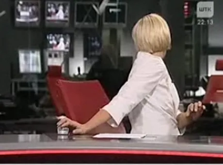 Poznańska prezenterka naśladuje Durczoka