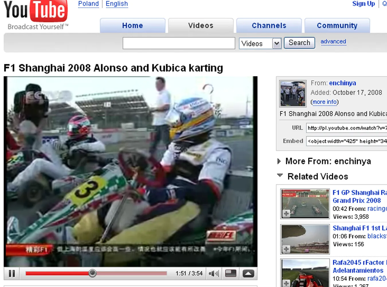Zobacz, jak Kubica bawił się z Alonso