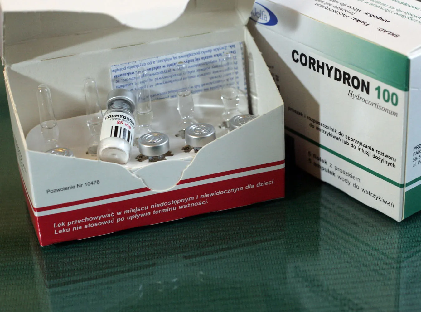 Szkło w corhydronie nie z winy producenta