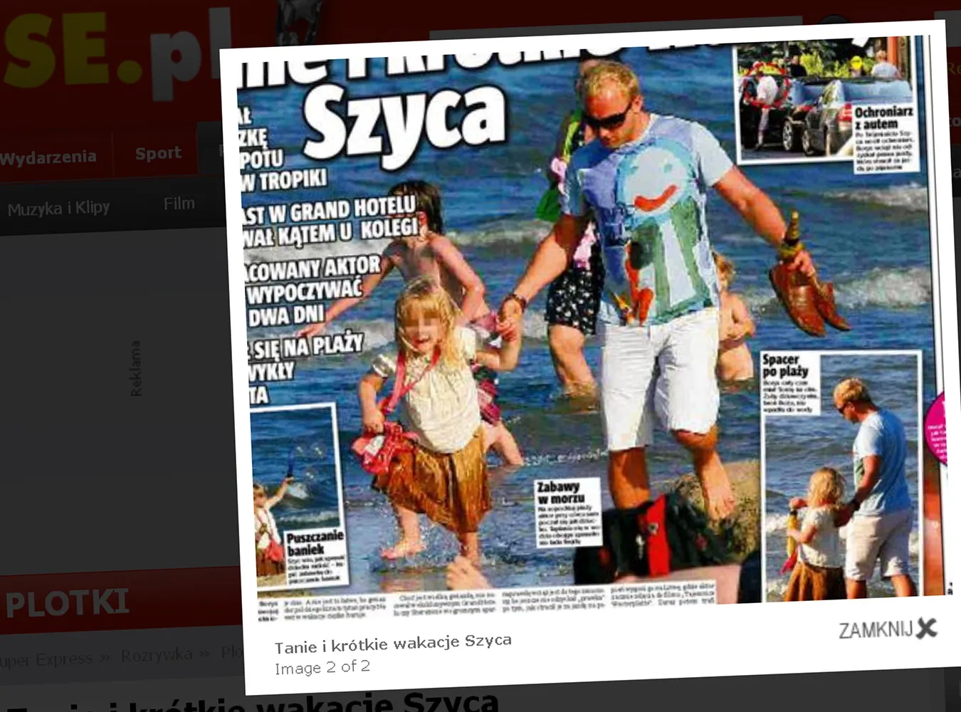 Borys Szyc na krótkim tacierzyńskim