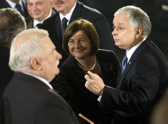 Wałęsa zgadza się z Kaczyńskim