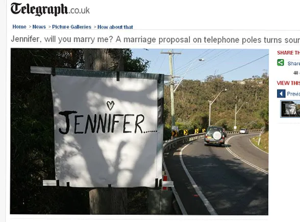 "Wyjdziesz za mnie? Żartowałem!"