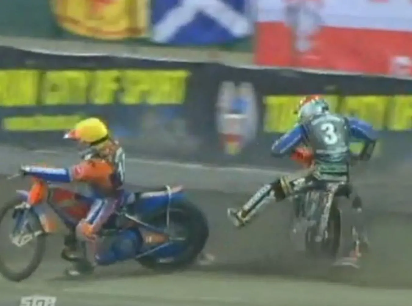 Tak żużlowiec złamał rękę